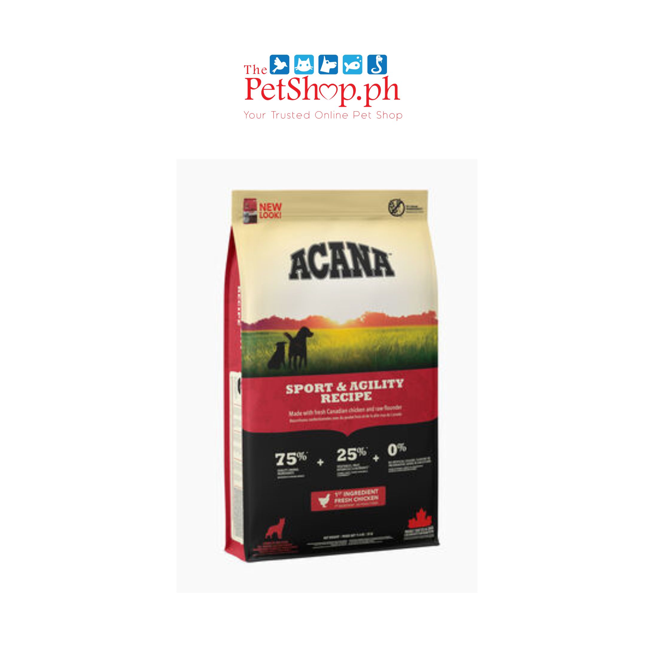 Acana Sport And Agility 11.4kg Dry Dog Food