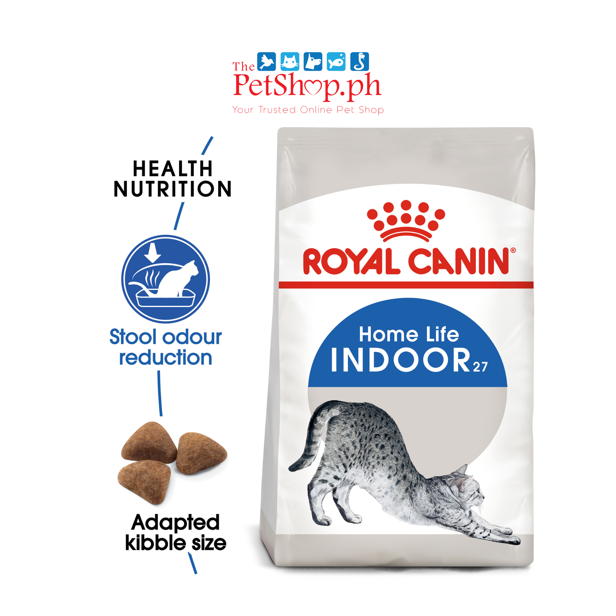 Royal Canin  Indoor 27 Adult Dry Cat Food -Feline Health Nutrition