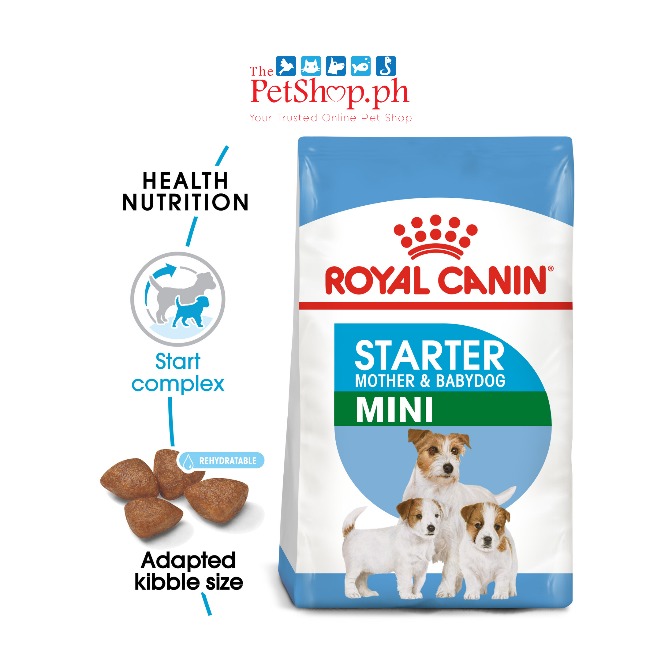 Royal Canin Mini Starter Mother & Babydog  1kg Dry Dog Food - Size Health Nutrition