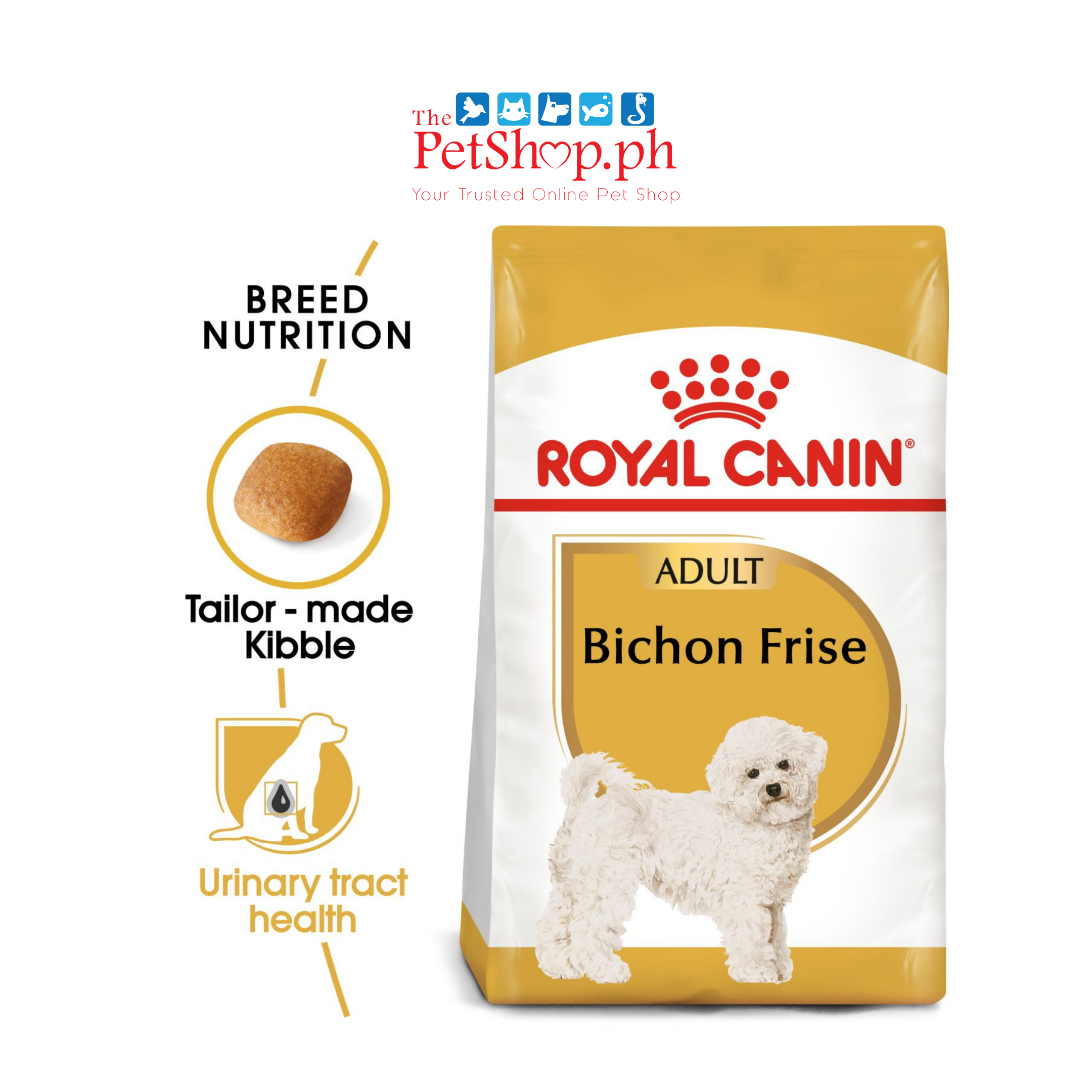 Royal Canin Bichon Frise 500g Adult Dry Dog Food -  Breed Health Nutrition
