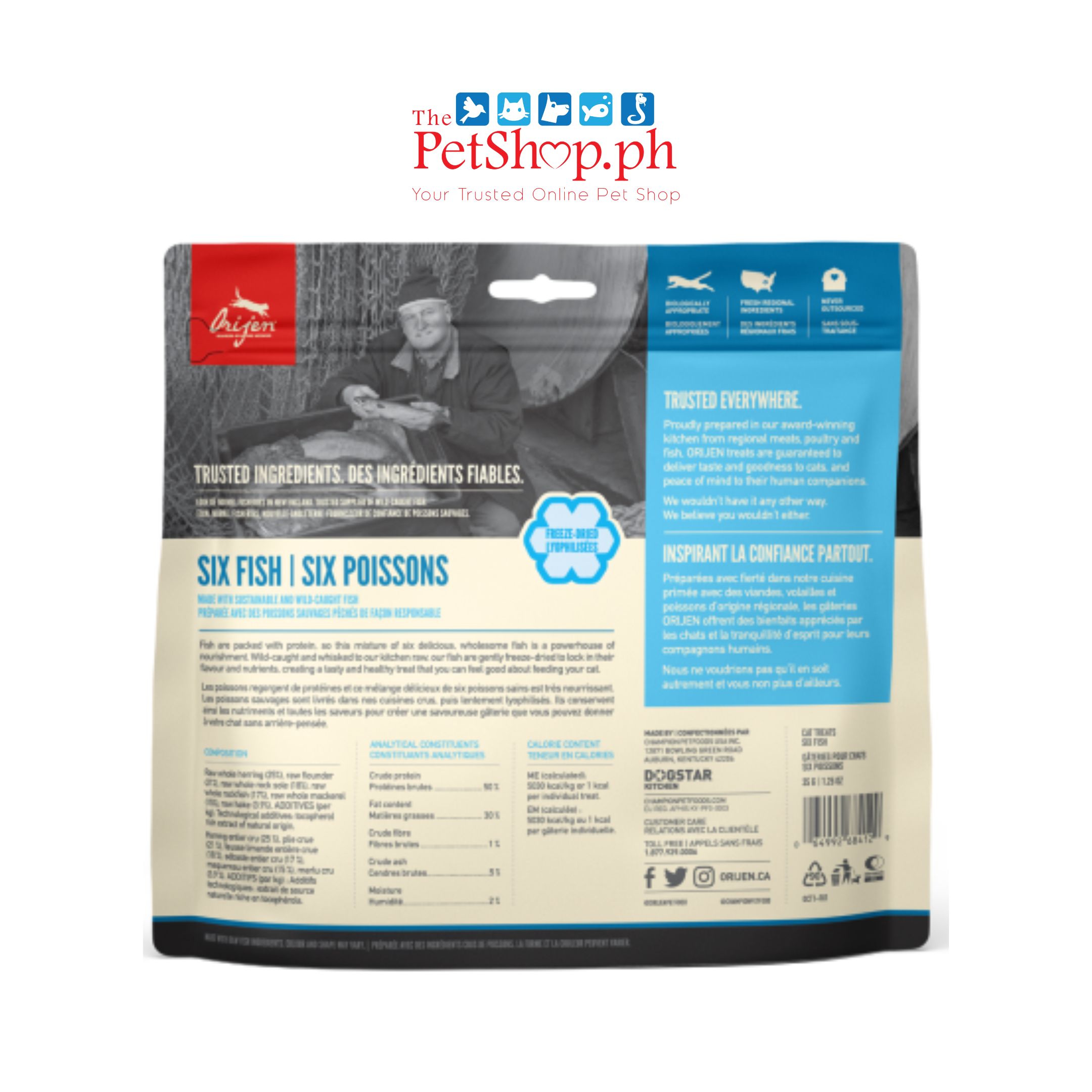 Orijen Six Fish Cat Food 1.8kg